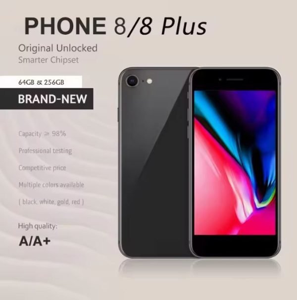 Wholesale cheap used phones A+ grade unlocked original mobile phone for iphone 8