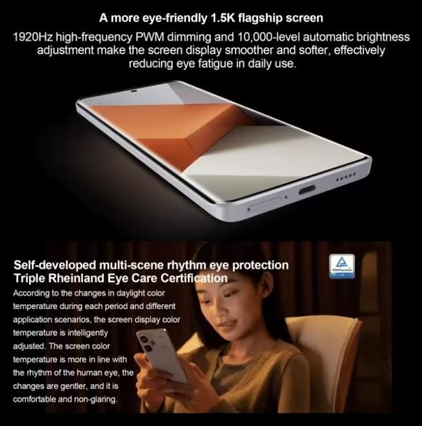 second hand Global Original Xiaomi Redmi Note 13 Pro+ 12GB 256GB 6.67 inch MIUI 14 Dimensity 7200-Ultra 5G Mobile Phone - Image 4
