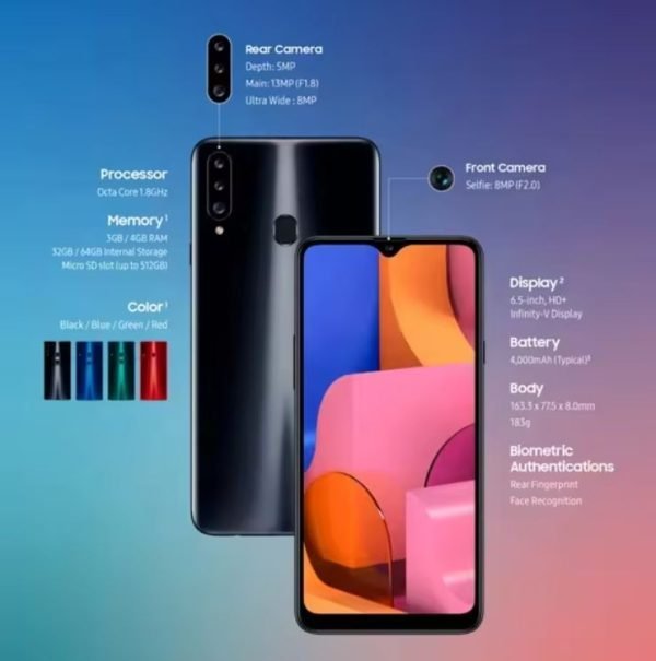 Free Shipping For Samsung A20s 4GB+128G Dual Sim Original Android Smartphone Cheap GSM Smart Mobile Cell Phone By Postnl - Image 6